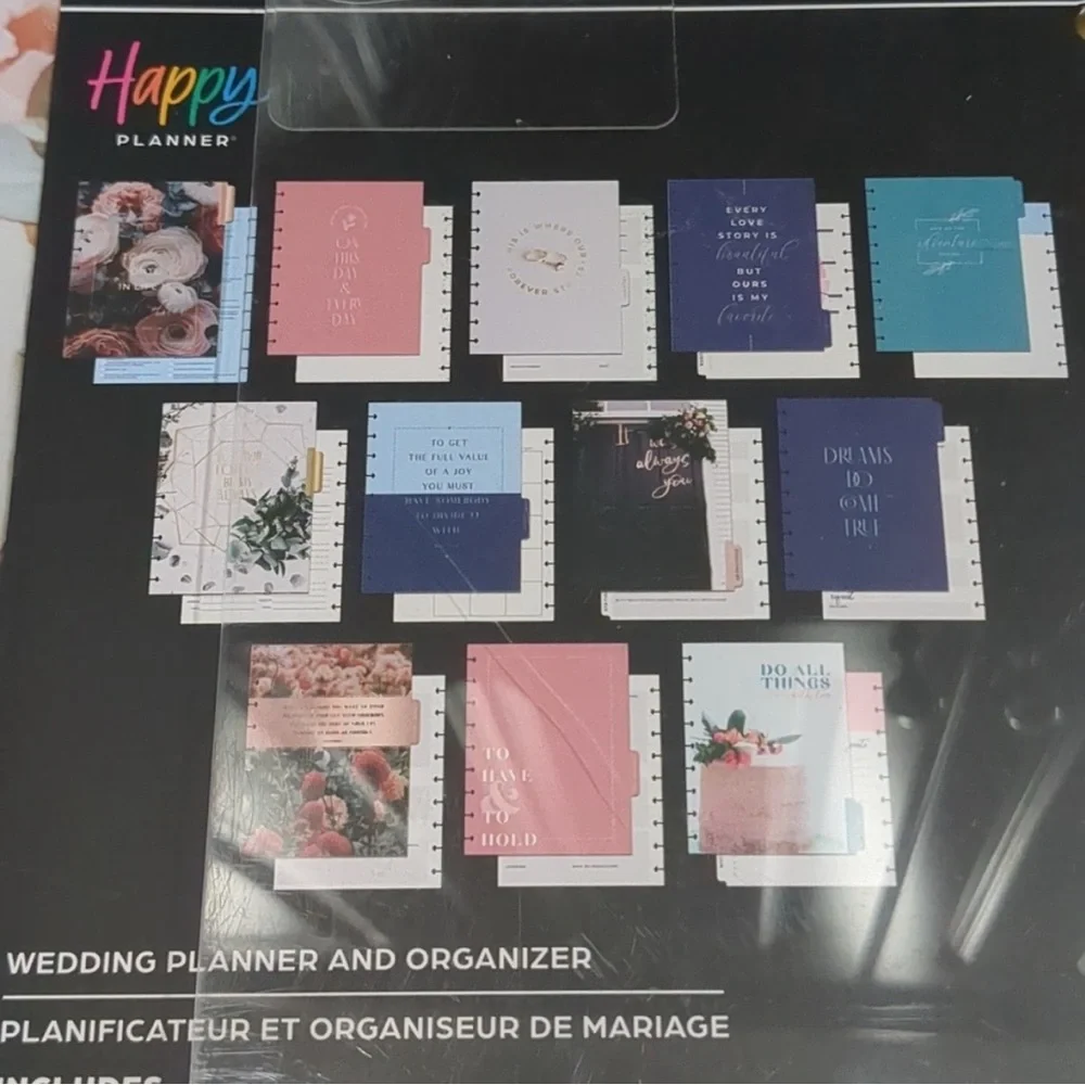 🆕 Happy Planner Undated Wedding Planner and Organizer